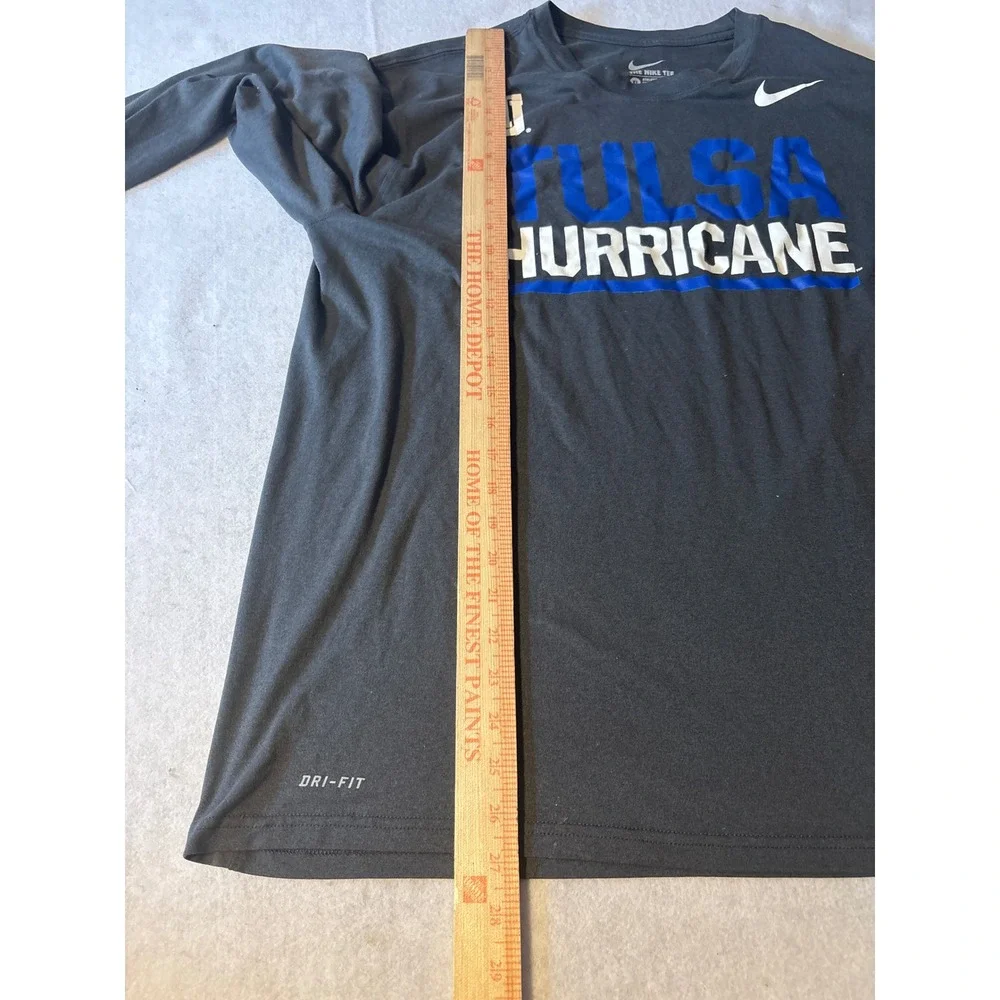 Nike Tulsa Hurricane Shirt Kids‎ XL Grey Excellent Dri-FIT Long Sleeve Athletic